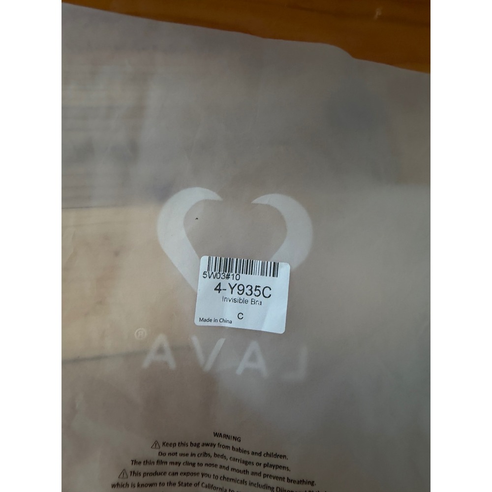 Lava Adhesive Invisible Bra – C Cup – NWT - Picture 4 of 4